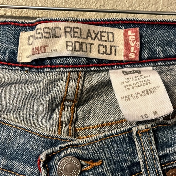 Levi’s classic relaxed boot cut 550 women’s jeans - Picture 4 of 8